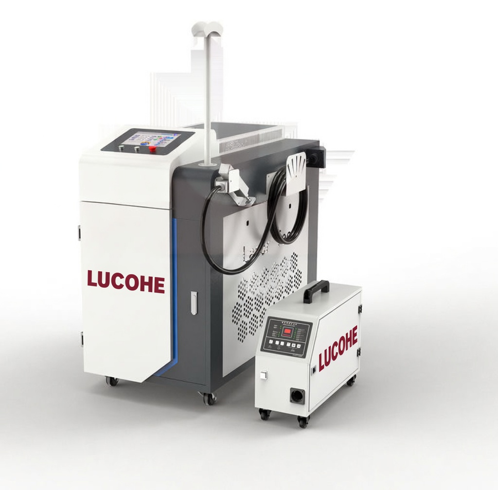 Soldadora láser manual LUCOHE HLW-1500W refrigerada por agua